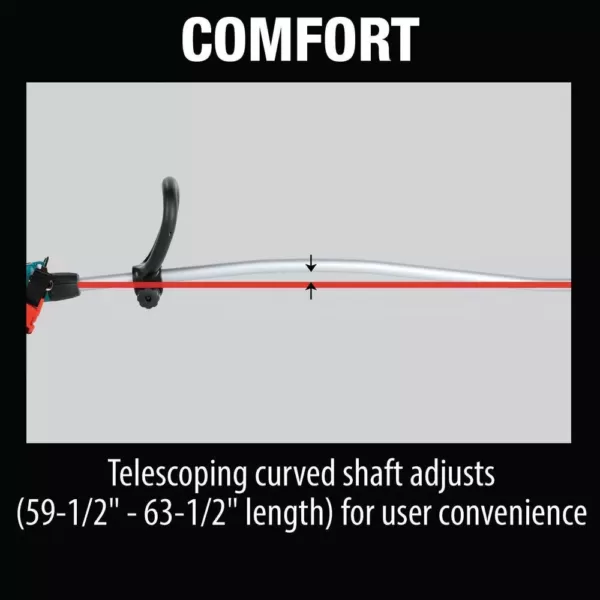 Makita 18-Volt LXT Lithium-Ion Brushless Cordless Curved Shaft String Trimmer (Tool-Only)