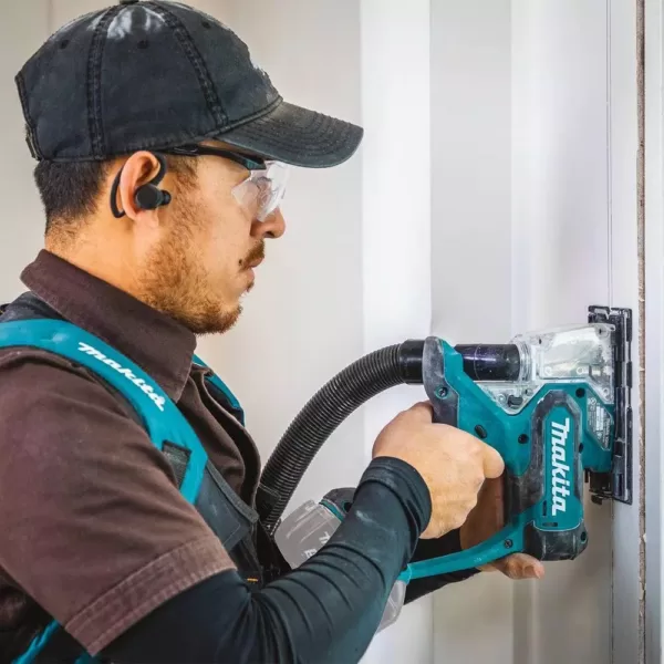 Makita 5.0 Ah 18-Volt LXT Lithium-Ion Brushless Cordless 9 in. Drywall Sander Kit, AWS Capable with bonus 18V LXT Cut-Out Saw