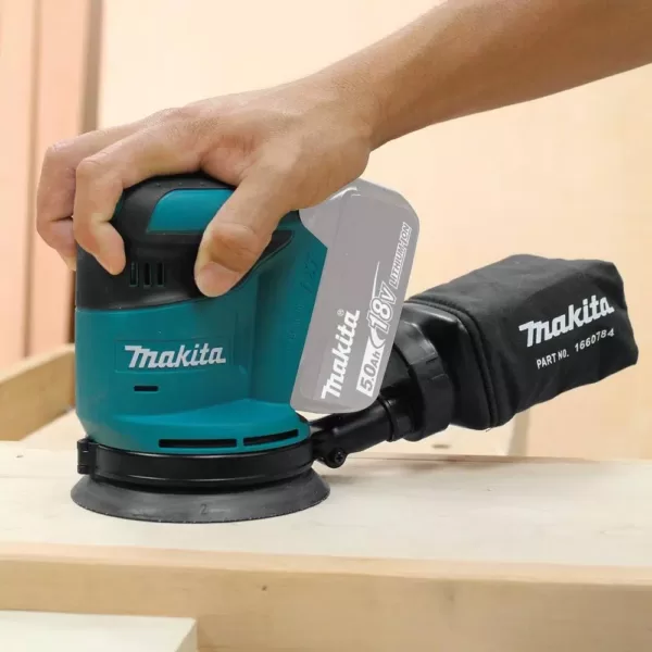 Makita 18-Volt LXT Lithium-Ion Cordless 5 in. Random Orbit Sander (Tool-Only)