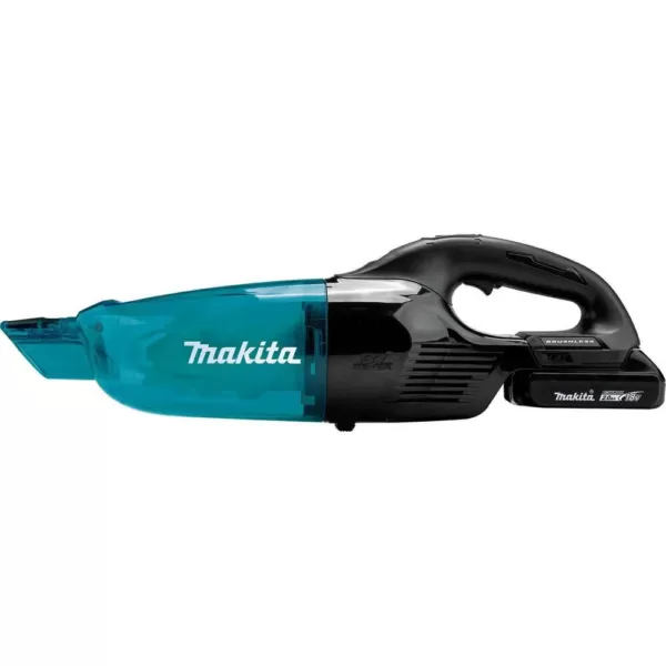 Makita 18-Volt LXT Lithium-Ion Compact Brushless Cordless Vacuum Kit, 2.0 Ah