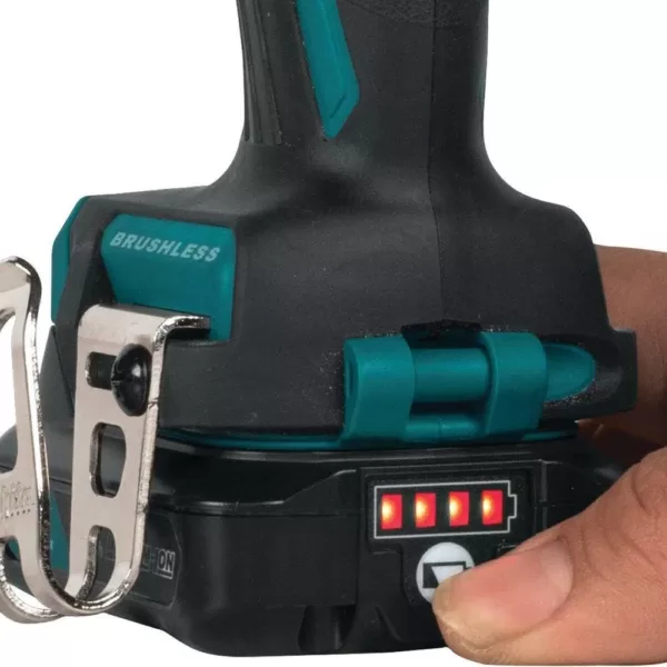 Makita 12-Volt Max CXT Lithium-Ion 3/8 in. Brushless Cordless Hammer Driver-Drill Kit w/ (2) Batteries(2Ah), Charger, Hard Case