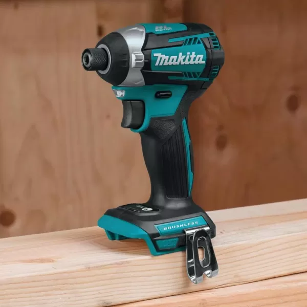 Makita 18-Volt LXT Lithium-Ion Brushless 1/4 in. Cordless Quick-Shift Mode 3-Speed Impact Driver (Tool Only)