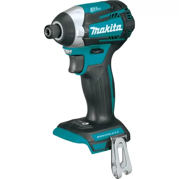 Makita 18-Volt LXT Lithium-Ion Brushless 1/4 in. Cordless Quick-Shift Mode 3-Speed Impact Driver (Tool Only)