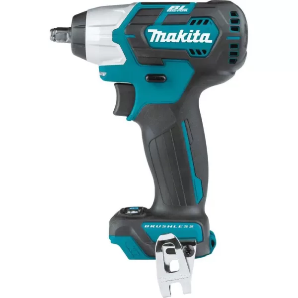 Makita 12-Volt MAX CXT Lithium-Ion Brushless Cordless 3/8 in. sq. Drive Impact Wrench, Tool Only