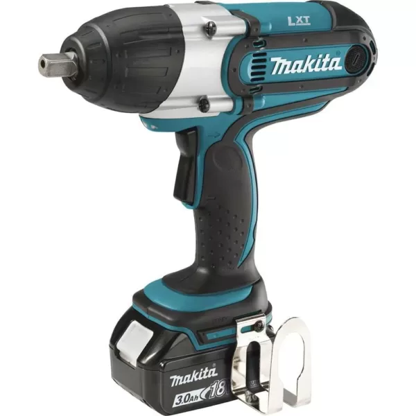 Makita 18-Volt LXT Lithium-Ion Cordless 1/2 in. Impact Wrench Kit with (1) Battery 3.0Ah, Charger, Tool Bag