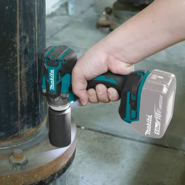 Makita 18- -Volt LXT Lithium-Ion Brushless Cordless XPT 3-Speed 1/2 in. Impact Wrench (Tool-Only)