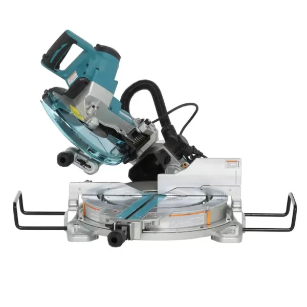 Makita 15 Amp 10 in. Dual Bevel Sliding Compound Miter Saw with Laser with bonus Pneumatic 16-Gauge, 2-1/2 in. Finish Nailer