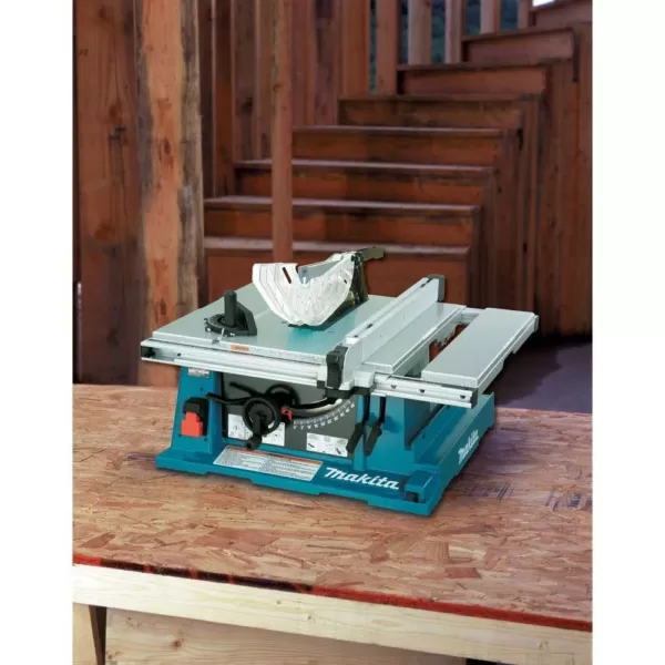 Makita 15 Amp 10 in. Corded Contractor Table Saw with 25 in. Rip Capacity and 32T Carbide Blade