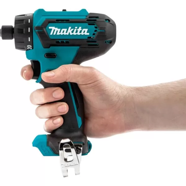 Makita 12-Volt max CXT Lithium-Ion 1/4 In. Hex Cordless Screwdriver (Tool Only)