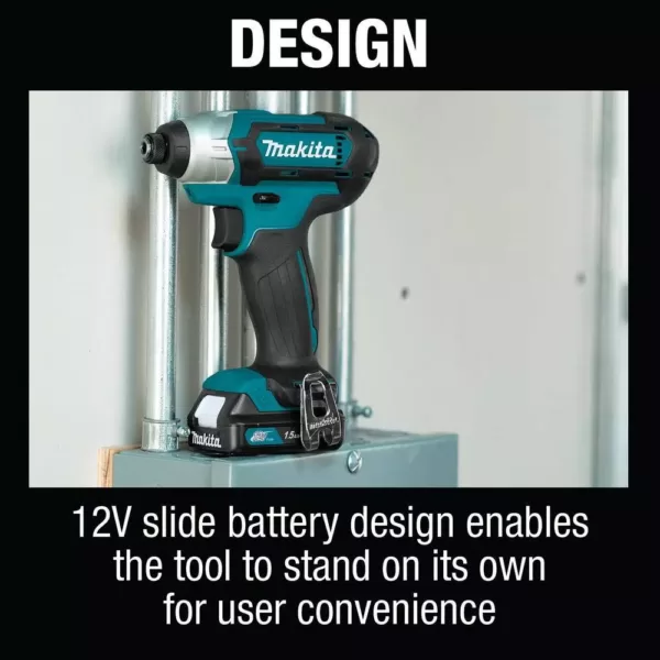 Makita 12-Volt MAX CXT Lithium-Ion Cordless 3/8 in. Drill and Impact Driver Combo Kit with (2) 1.5Ah Batteries Charger and Bag