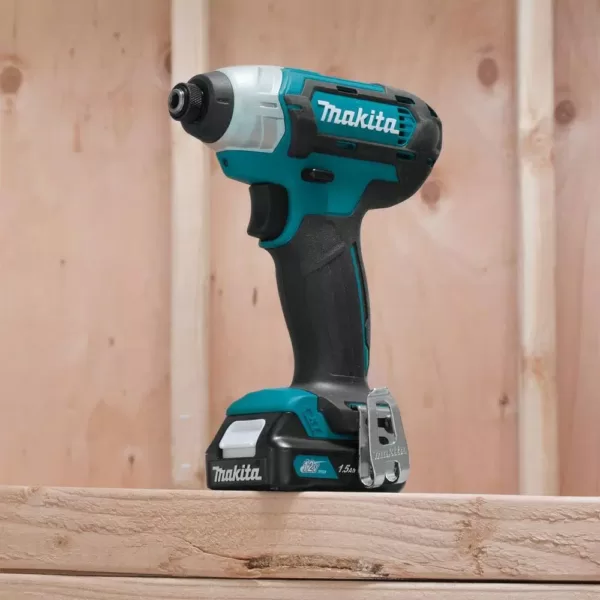 Makita 1.5 Ah 12-Volt MAX CXT Lithium-Ion Cordless Drill Driver and Impact Driver Combo Kit  (2-Piece)