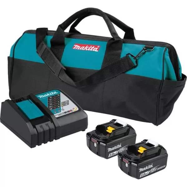 Makita 18-Volt LXT Brushless Cut-Off/Angle Grinder, 1 in. SDS-Plus Rotary Hammer and 2 Gal. Vacuum bonus 18V LXT Starter Pack