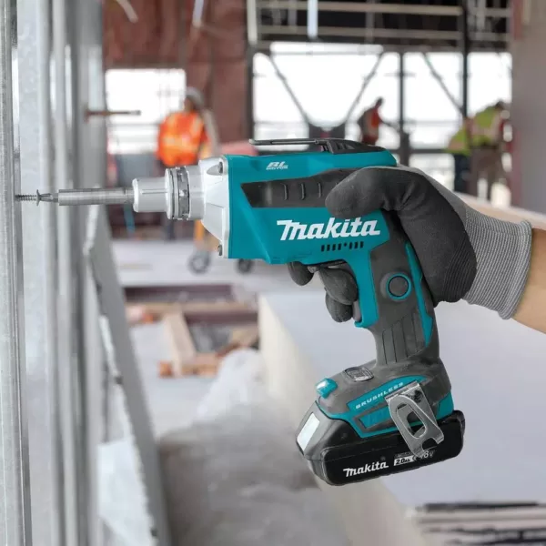 Makita 18-Volt 2.0Ah LXT Lithium-Ion Compact Cordless Combo Kit (2-Piece) (Brushless Drywall Screwdriver/ Cut-Out Tool)