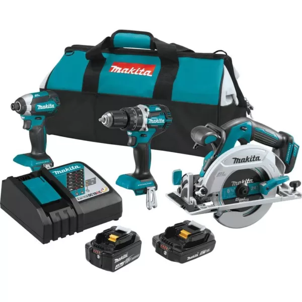 Makita 18-Volt LXT Lithium-Ion Brushless Cordless Combo Kit (3-Tool)