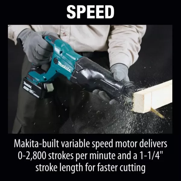 Makita 18-Volt 5.0Ah LXT Lithium-Ion Cordless Reciprocating Saw Kit