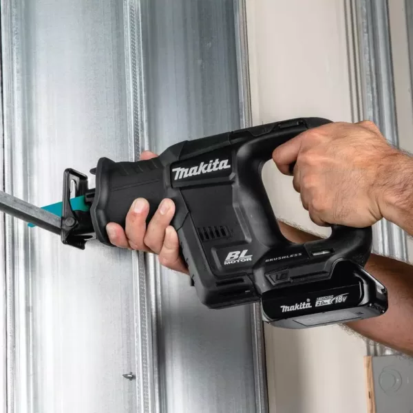 Makita 18-Volt LXT Lithium-Ion Sub-Compact Brushless Cordless Recipro Saw Kit (2.0 Ah)