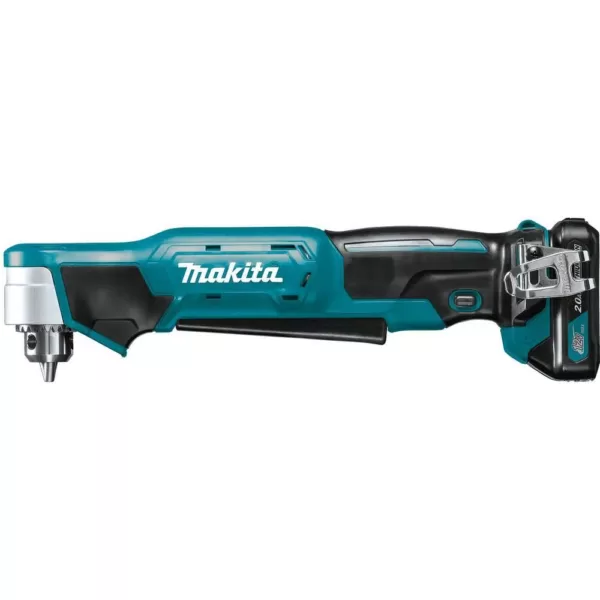 Makita 12-Volt MAX CXT Lithium-Ion Cordless 3/8 in. Right Angle Drill Kit (2.0 Ah)