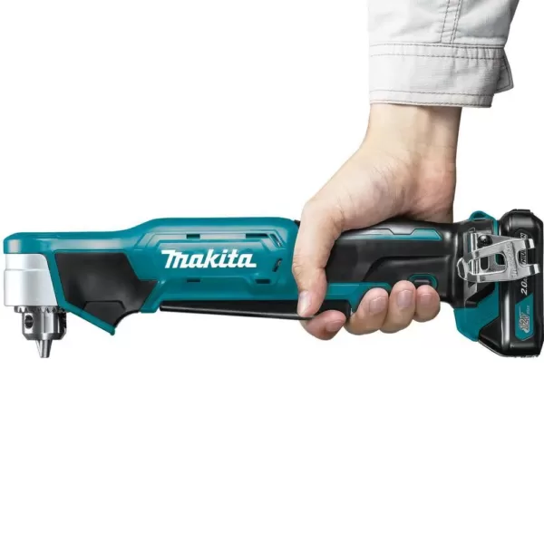 Makita 12-Volt MAX CXT Lithium-Ion Cordless 3/8 in. Right Angle Drill Kit (2.0 Ah)