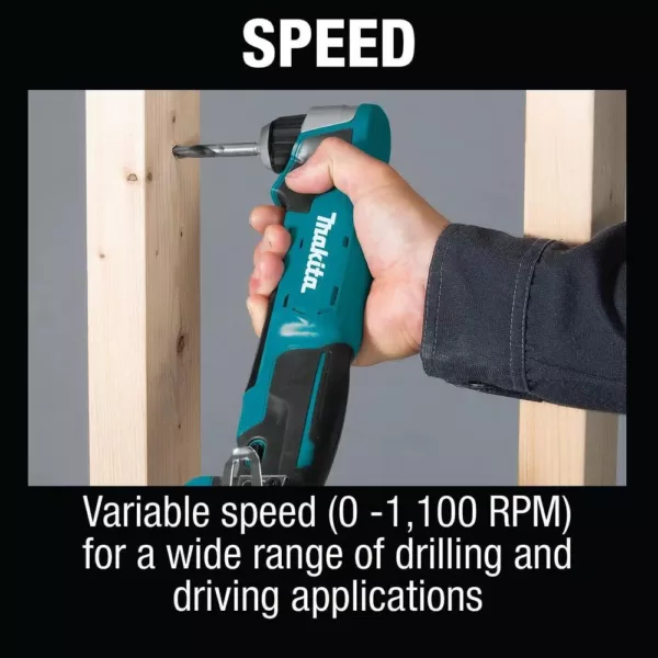 Makita 12-Volt MAX CXT Lithium-Ion Cordless 3/8 in. Right Angle Drill Kit (2.0 Ah)