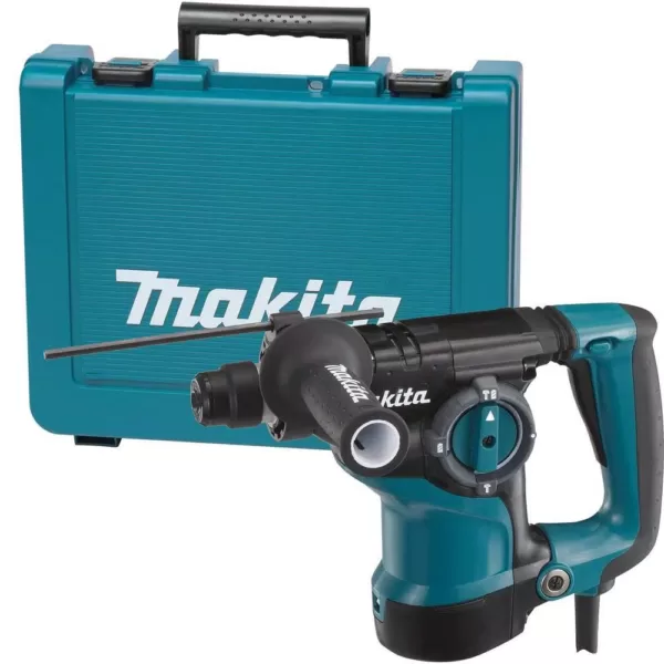 Makita 7 Amp 1 in. Corded SDS-Plus Concrete/Masonry AVT Rotary Hammer Drill w/ Vacuum Hose, SDS-Plus Dust Collection Attachment