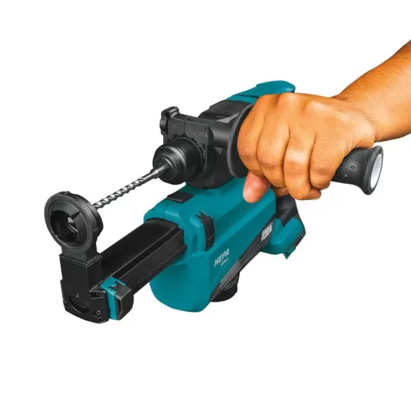 Makita 18-Volt 11/16 in. LXT Lithium-Ion Brushless AVT SDS-Plus Rotary Hammer (Tool-Only) with HEPA Dust Extractor AWS Capable