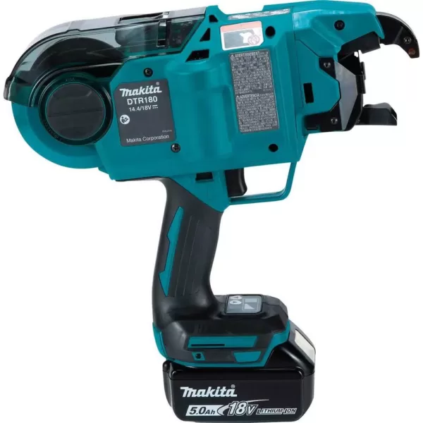 Makita 18-Volt LXT Lithium-Ion Brushless Cordless Rebar Tying Tool Kit (5.0 Ah)