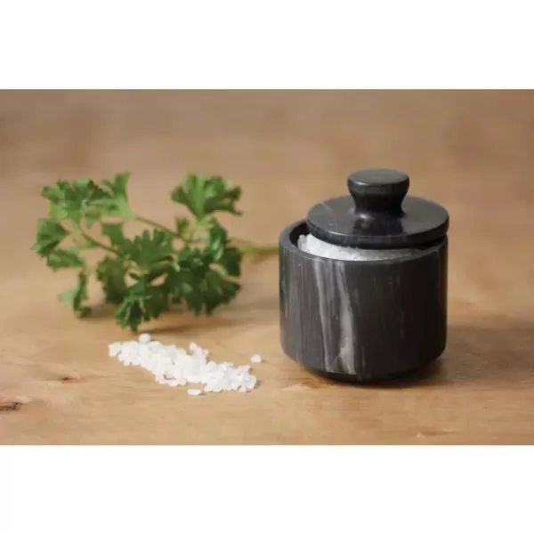 Fox Run Black Marble Salt Cellar