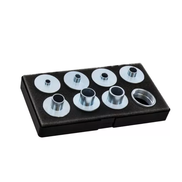 Milescraft Metal Bushing Set - Router Template Guide Set (10-Piece)