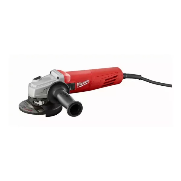 Milwaukee 11 Amp 4.5 in. Small Angle Grinder with Slide Lock-On Switch