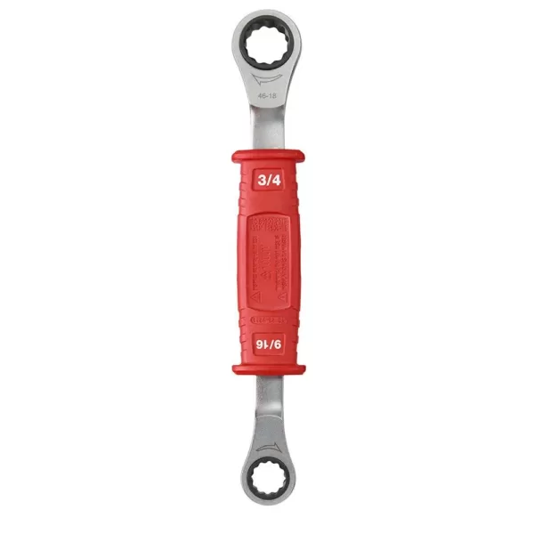 Milwaukee Linemans 2-in-1 Insulated Ratcheting Box Wrench