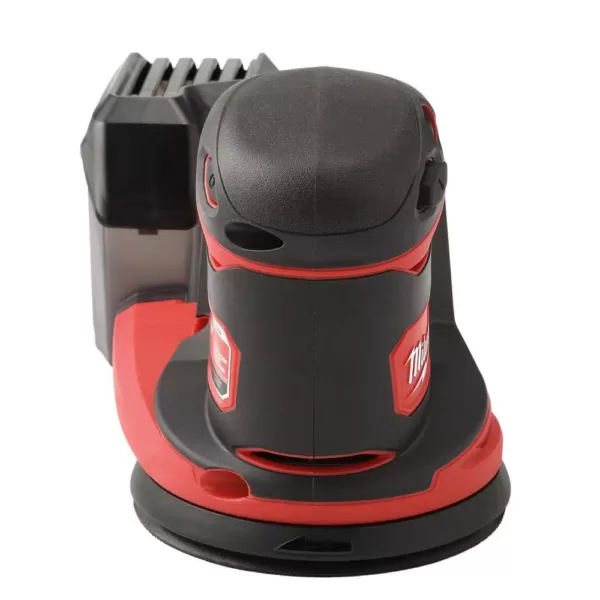 Milwaukee M18 18-Volt Lithium-Ion Cordless 5 in. Random Orbit Sander with M18 Starter Kit (1) 5.0Ah Battery and Charger