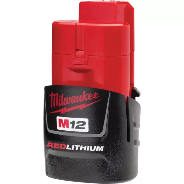 Milwaukee M12 12-Volt Lithium-Ion Cordless 1/4 in. Hex Screwdriver Kit w/Two 1.5Ah Batteries and 25 ft. STUD Tape Measure