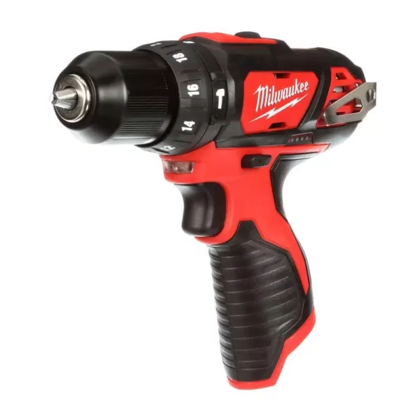 Milwaukee M12 12-Volt Lithium-Ion Cordless 3/8 in. Hammer Drill/Driver (Tool-Only)