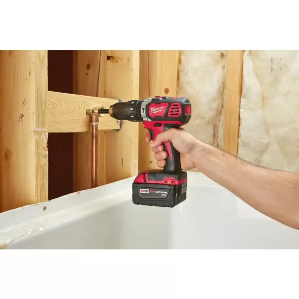 Milwaukee M18 18-Volt Lithium-Ion Cordless 1/2 in. Hammer Drill/Driver (Tool-Only)