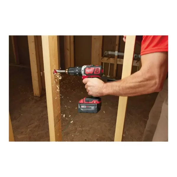 Milwaukee M18 18-Volt Lithium-Ion Cordless 1/2 in. Hammer Drill/Driver (Tool-Only)