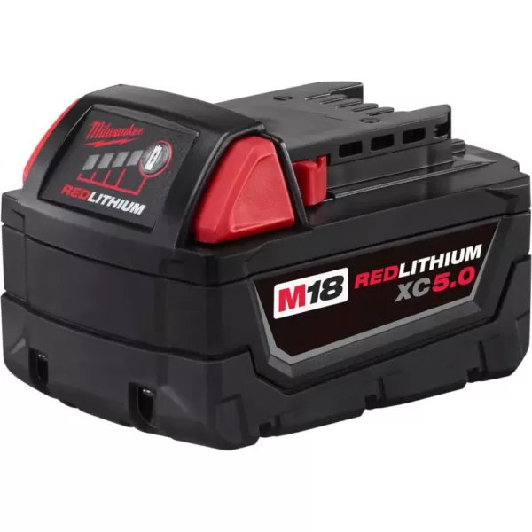 Milwaukee M18 Fuel 18-Volt Lithium-Ion Brushless Cordless 1/2 in. Hammer Drill Driver Kit with Two 5.0 Ah Batteries and Hard Case