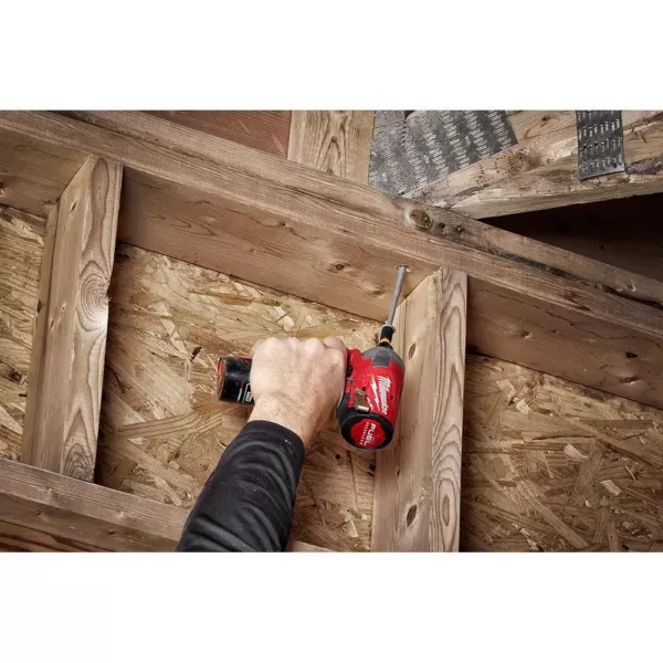 Milwaukee M12 FUEL SURGE 12-Volt Lithium-Ion Brushless Cordless 1/4 in. Hex Impact Driver Compact Kit with M12 Multi-Tool