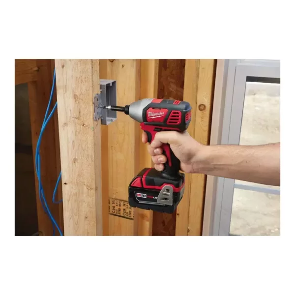 Milwaukee M18 18-Volt Lithium-Ion Cordless 1/4 in. Hex Impact Driver (Tool-Only)