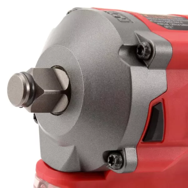 Milwaukee M12 FUEL 12-Volt Lithium-Ion Brushless Cordless Stubby 1/2 in. Impact Wrench with M12 2.0Ah Battery