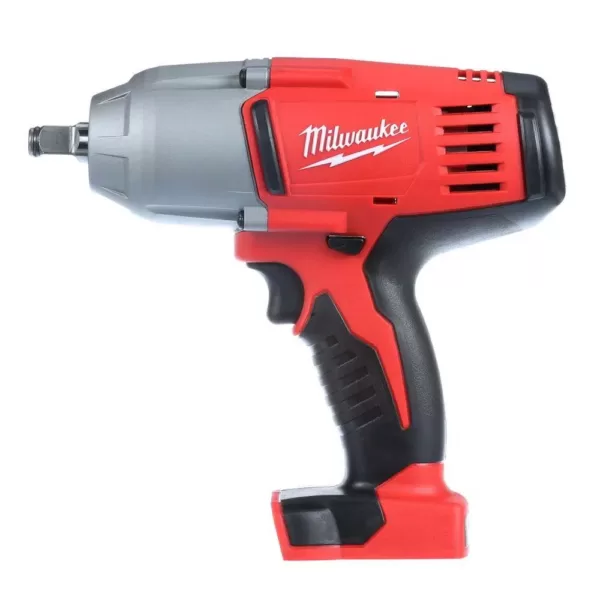 Milwaukee M18 18-Volt Lithium-Ion Cordless 1/2 in. Impact Wrench W/ Friction Ring W/ (1) 5.0Ah Battery and Charger