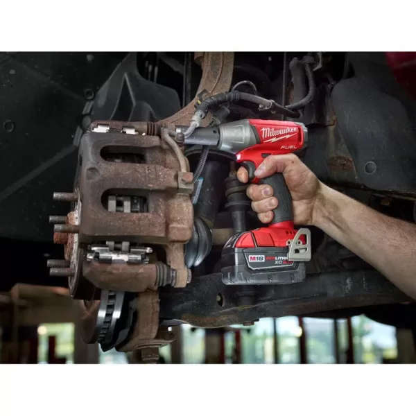 Milwaukee M18 FUEL 18-Volt Lithium-Ion Brushless Cordless 3/8 in. Compact Impact Wrench with Friction Ring (Tool-Only)