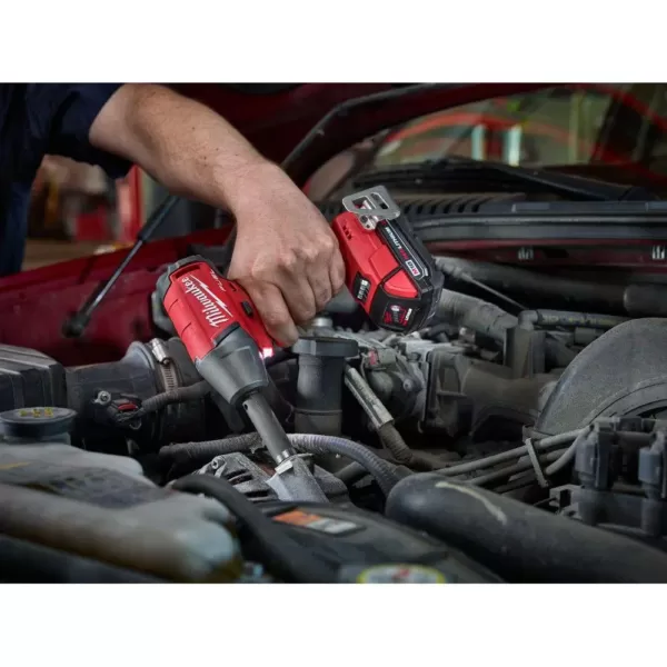 Milwaukee M18 FUEL 18-Volt Lithium-Ion Brushless Cordless 3/8 in. Impact Wrench W/ Friction Ring Kit W/ (2) 2.0Ah Batteries