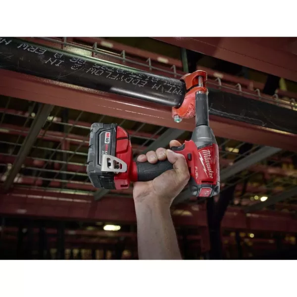 Milwaukee M18 FUEL 18-Volt Lithium-Ion Brushless Cordless 1/2 in. Impact Wrench Friction Ring with Two 5 Ah Batteries, Hard Case