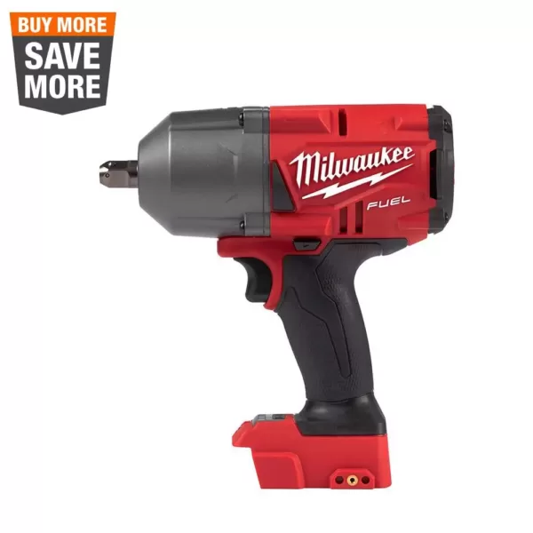 Milwaukee M18 FUEL 18-Volt Lithium-Ion Brushless Cordless 1/2 in. Impact Wrench with Pin Detent (Tool-Only)