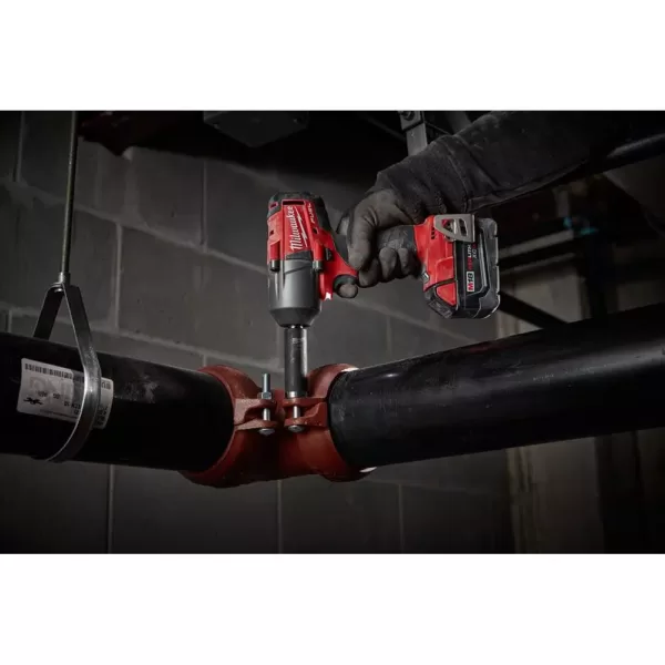 Milwaukee M18 FUEL 18-Volt Lithium-Ion Brushless Cordless Mid Torque 1/2 in. Impact Wrench W/ Pin Detent (Tool-Only)