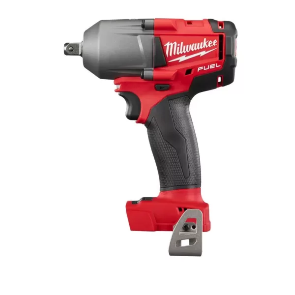 Milwaukee M18 FUEL 18-Volt Lithium-Ion Brushless Cordless Mid Torque 1/2 in. Impact Wrench W/ Pin Detent (Tool-Only)