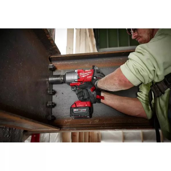 Milwaukee M18 FUEL ONE-KEY 18-Volt Lithium-Ion Brushless Cordless 1/2 in. Impact Wrench with Pin Detent (Tool-Only)