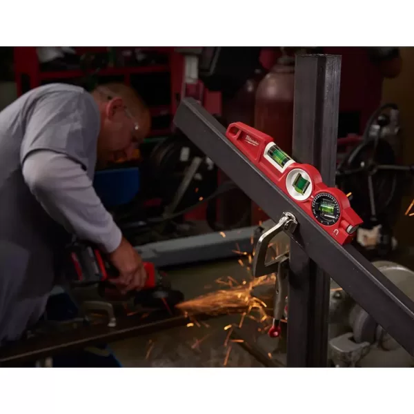 Milwaukee 10 in. 360° Locking Die Cast Torpedo Level