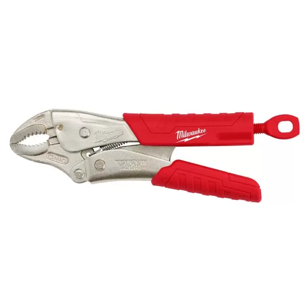 Milwaukee 7 in. Torque Lock Curved Jaw Locking Pliers with Durable Grip