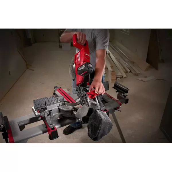 Milwaukee M18 FUEL 18-Volt Lithium-Ion Brushless Cordless 10 in. Dual Bevel Sliding Compound Miter Saw (Tool-Only)